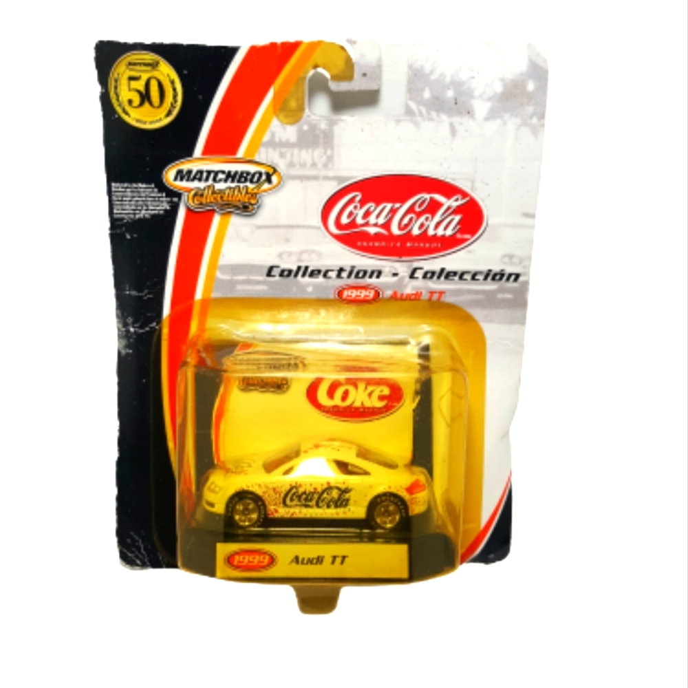 2001 Matchbox coca-cola series. 1999 Audi TT.